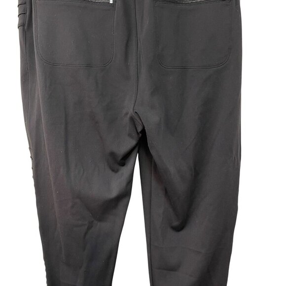 Athleta Venice Moto Jogger Black Travel Sport Casual City Medium Pants - Picture 7 of 10